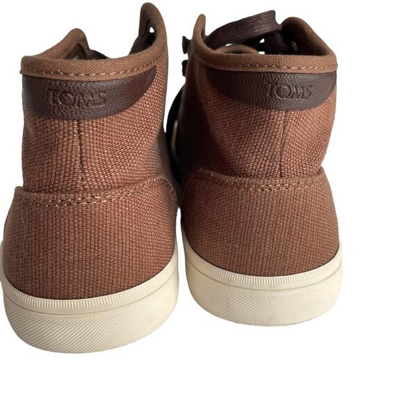 Men’s Toms Carlo Mid-Calf Brown Canvas Casual Sneakers in size 7. - Picture 11 of 13